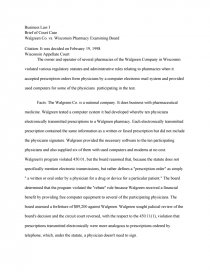 pharmacy essay examples