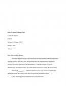 Role of Financial Manager