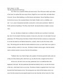 The War of the World Final Essay