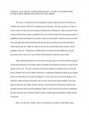 Critical Analysis on "godfather Death"