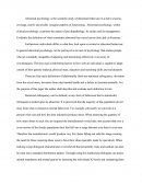 Abnormalities - Abnormal Psychology