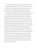 The Tempest, a Brave New World; or Just a Sad Goodbye?