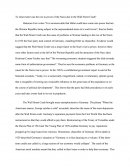 To What Extent Was the Rise to Power of the Nazis Due to the Wall Street Crash?