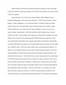 Compare the Two World Wars
