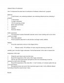 Heat of Combustion Experiment