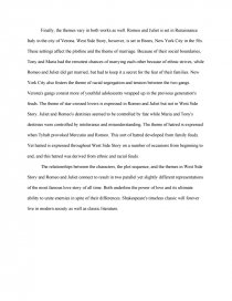 compare and contrast romeo and juliet