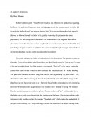 A Speaker's Reflections