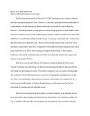 Hsun Tzu and Mencius: Conflicting Perspectives of Society