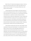 Between 1861 and 1917, Russian Society Had Undergone Many Changes. It Is Safe to Say That Every Aspect of That Society Had Been Some How Modified. These Changes Led up to the Bolshevik Revolution in November of 1917. Given the Nature of Russian Society, W