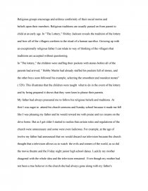 Health Essay Sample Zoom An Essay On Health also Easy Persuasive Essay Topics For High School Religious And Traditional Symbols In The Lottery Essay Essays Topics In English