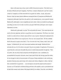 macchiavellis advice on power essay Paper instructions: do you agree with machiavelli’s thesis that stability and power are the only qualities that matter in the evaluation of governments if not, what else matterswrite an essay answering the question. macchiavellis advice on power essay Paper instructions: do you agree with machiavelli’s thesis that stability and power are the only qualities that matter in the evaluation of governments if not, what else matterswrite an essay answering the question.