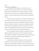 Personality Theory