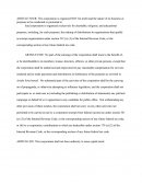 Article of Conporation