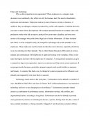 Ethics and Technology