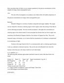 Sucrose Concentrations