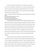 Julius Caesar : Cassius' Nobility
