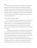 The Positive Effects of Technology in Education