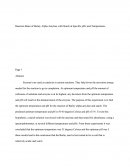 Reaction Rates of Barley Alpha Amylase with Starch at Specific Ph's and Temperatures