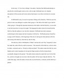 Essay "a View from a Bridge"