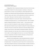 International Development