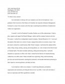 Cover Letter Sample