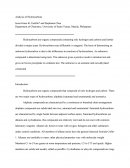 Analysis of Hydrocarbons