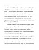 Religiosity in Modern America: Growing or Declining?