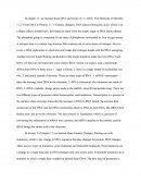 Biology- Review Essay of Dna and Genes