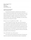 Kinetics of Hydrogen Peroxide