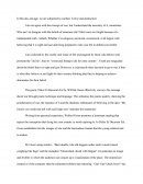 Analysis of War Poems