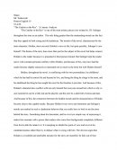 Literary Analysis of "the Catcher in the Rye"
