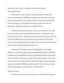 Venezuela and Chavez: A General Picture of the Times
