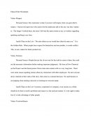 Ethics Worksheet