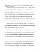 Character Analysis of Prince Hamlet in "hamlet" by William Shakespeare and Oedipus in "oedipus King" by Sophocles