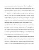 Romanticisam and Washington Irving