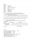 Enthalpy Change of Cumbustion of Calcium Carbonates