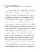 John C. Calhoun: The Starter of The Civil War