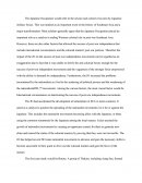 How Valid Is the Claim That the Impact of the Japanese Occupation on the Success of Post-War Independence Movements Has Been Greatly Exaggerated.