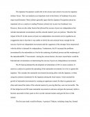 How Valid Is the Claim That the Impact of the Japanese Occupation on the Success of Post-War Independence Movements Has Been Greatly Exaggerated.