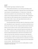 Of Mice and Men Essay - George Is the Most Tragic Character in the Book (true or False)?