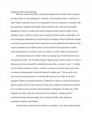Managing Conflict and Negotiating