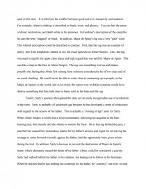 A Symbolism Analysis Of Barn Burning Essay Essay Preview A Symbolism Analysis Of Barn Burning Zoom Zoom Zoom Essay Writing Examples For High School also Frankenstein Essay Thesis Learning English Essay Example
