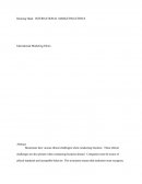 International Marketing Ethics