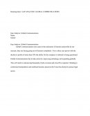 Global Communications Gap Analysis