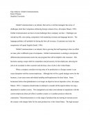 Gap Analysis: Global Communications