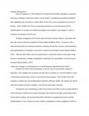 Kudler Fine Foods Strategic Management