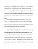 The Role of Regional Integration