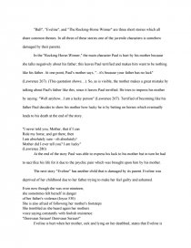 essay on the rocking horse winner