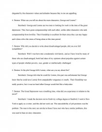 john steinbeck interview transcript essay john steinbeck essay