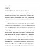 Janie's Relationship in Zora Neale Hurston's Their Eyes Were Watching God